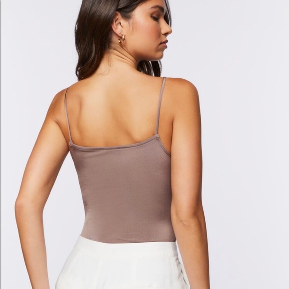 F21 Ruched cami bodysuit - Picture 3 of 5